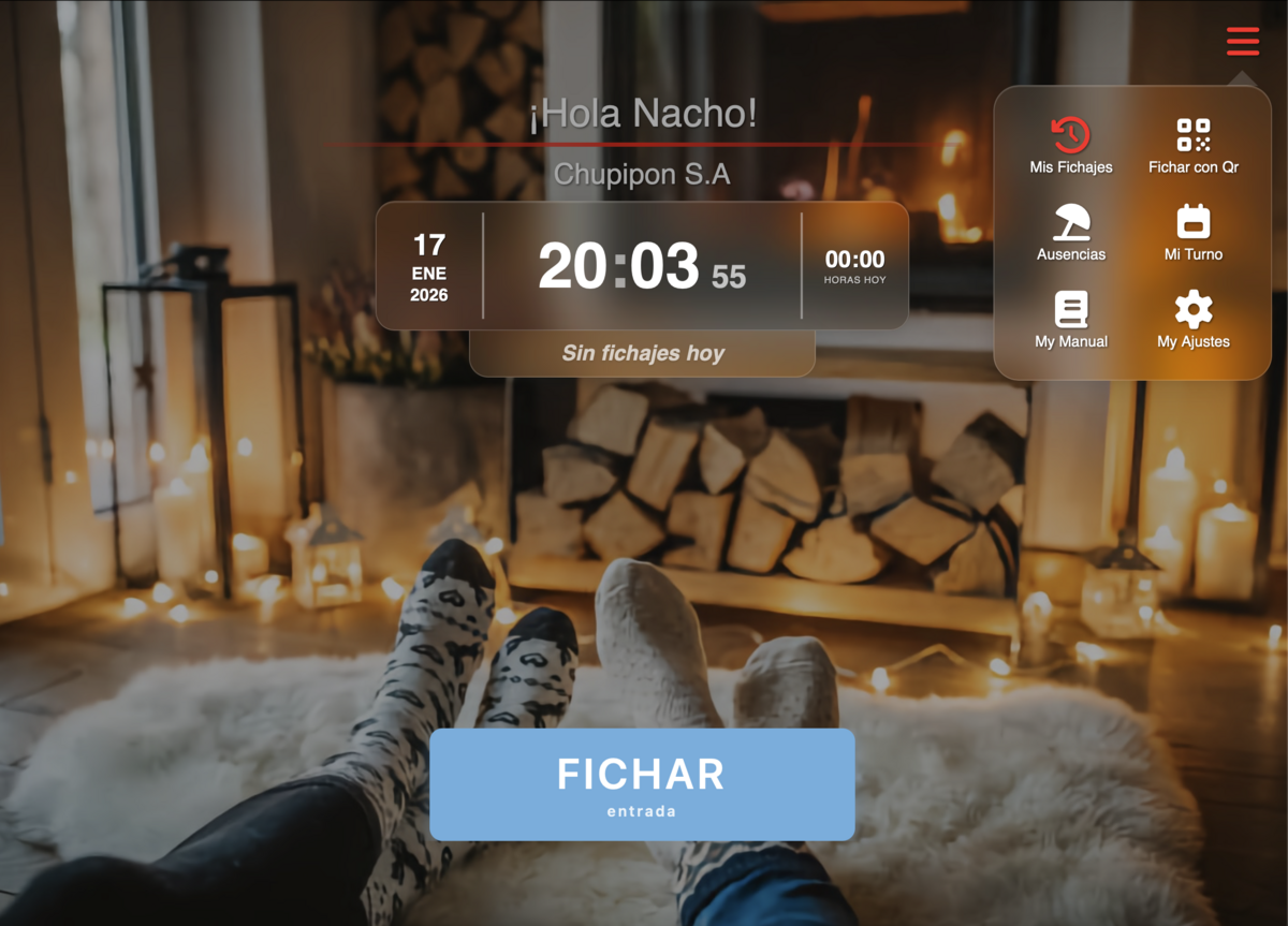 Aviso de fichaje olvidado